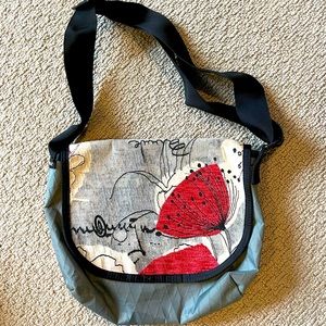 Timbuk2 floral waterproof messenger bag